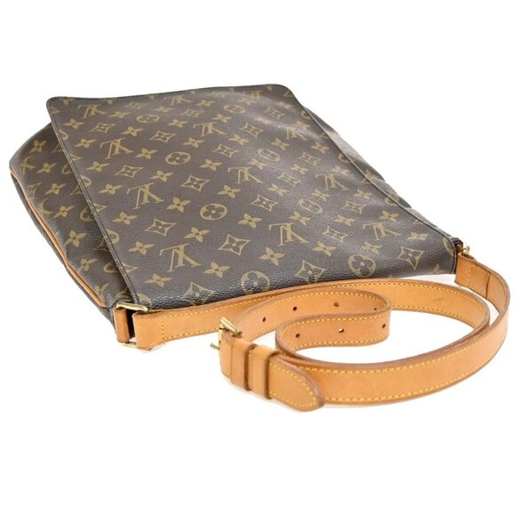 LOUIS VUITTON Musette Shoulder Bag Monogram Leather Brown France M51256 - Picture 5 of 16